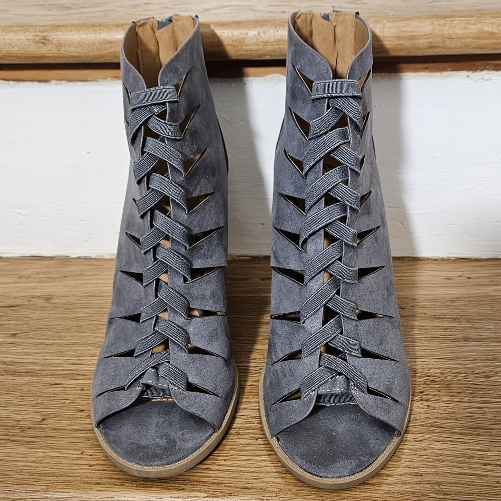 Blue Suede Heels